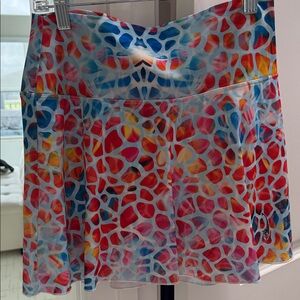 Vibrant Multicolor Skater Skirt